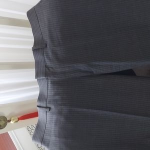Theory Grey pinstriped pants. Waist 34 x 42